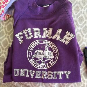 Furman University Purple Sweatshirt